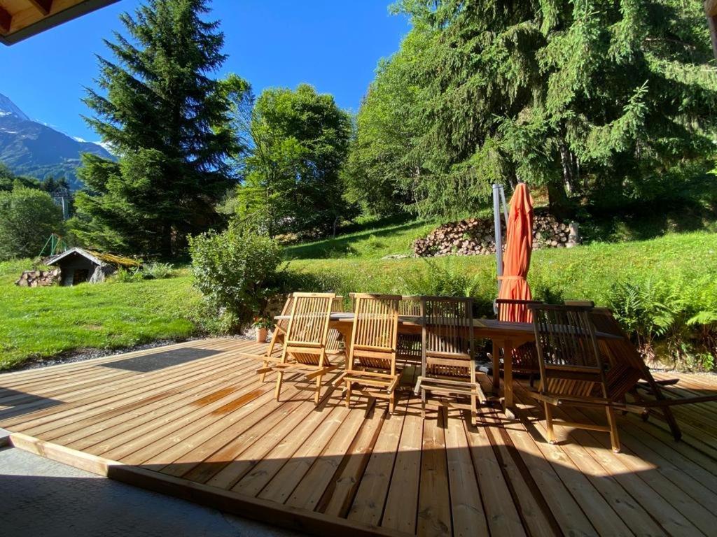 Chambres D'Hotes - B&B - Chalet Mountain Vibes Les Houches Eksteriør billede