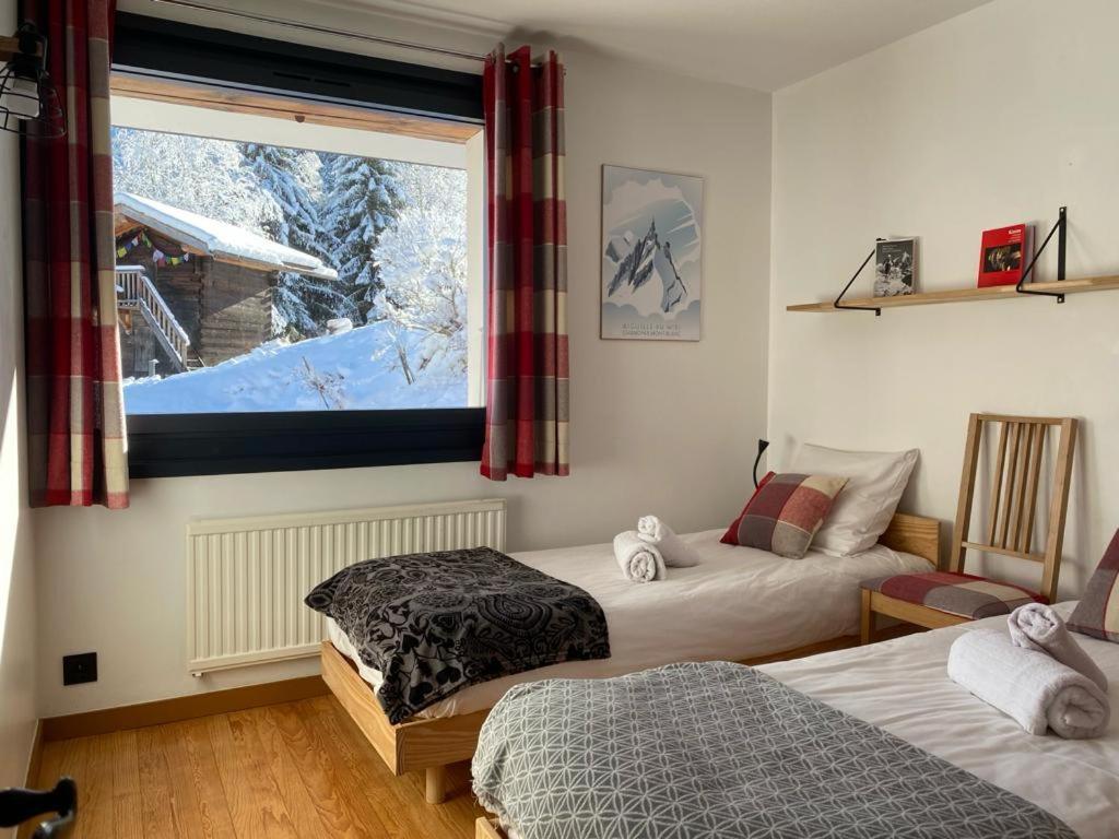 Chambres D'Hotes - B&B - Chalet Mountain Vibes Les Houches Eksteriør billede